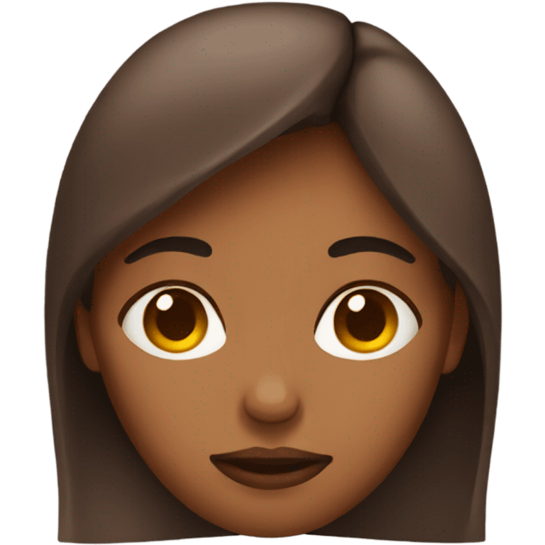 Sleepy emoji brown skin female emoji