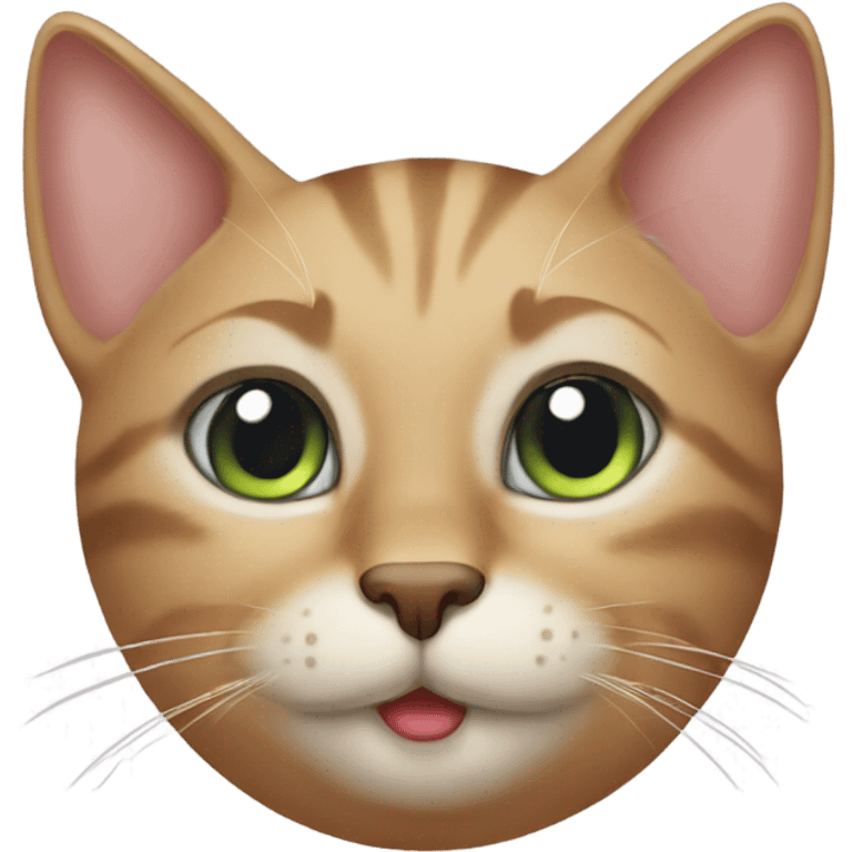 Flirtatious male cat emoji