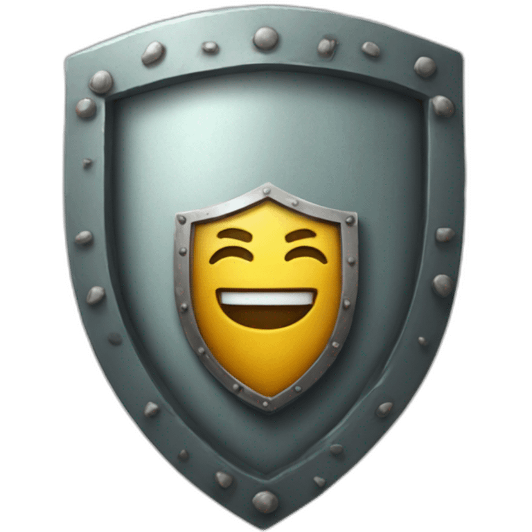 v letter on the shield emoji