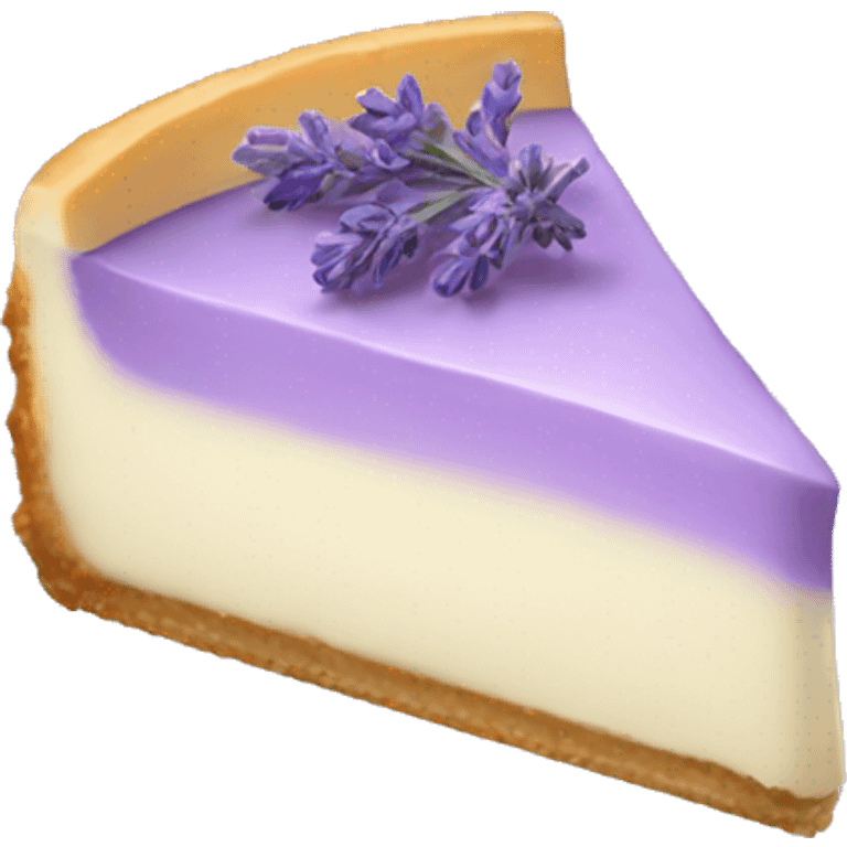 Lavender cheesecake  emoji