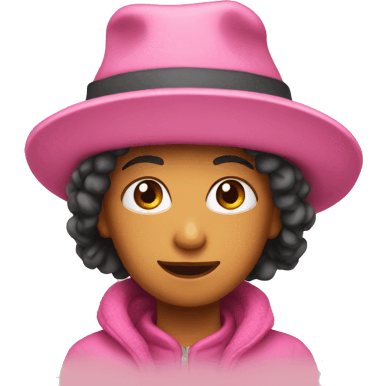 hat pink winter emoji