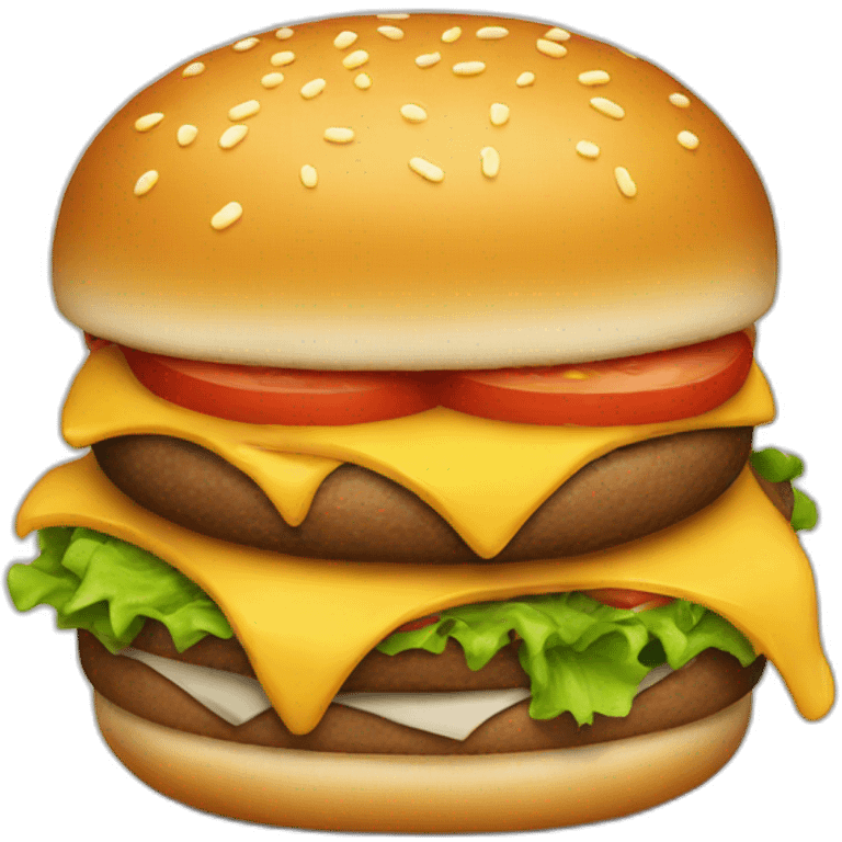 eating burger emoji