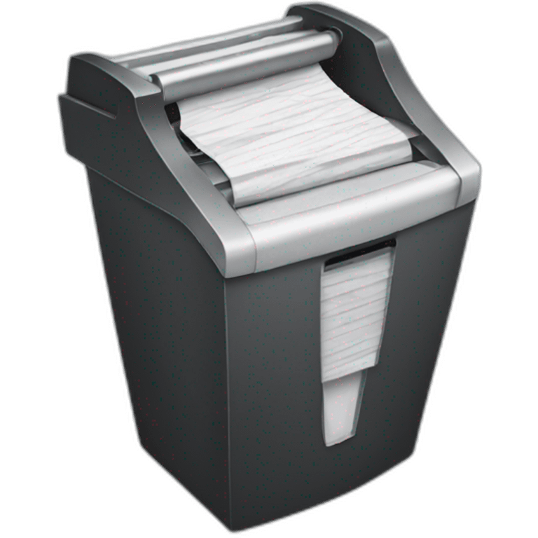 paper shredder emoji