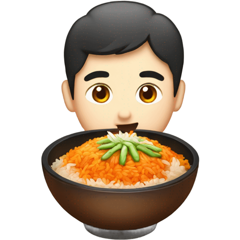 korean spicy rice  emoji