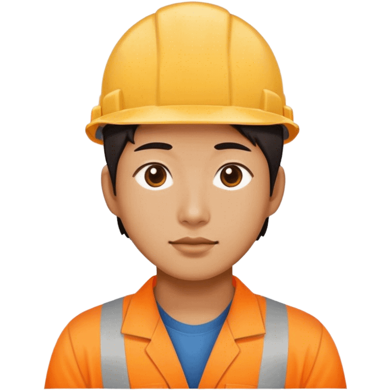 photorealistic korean worker emoji