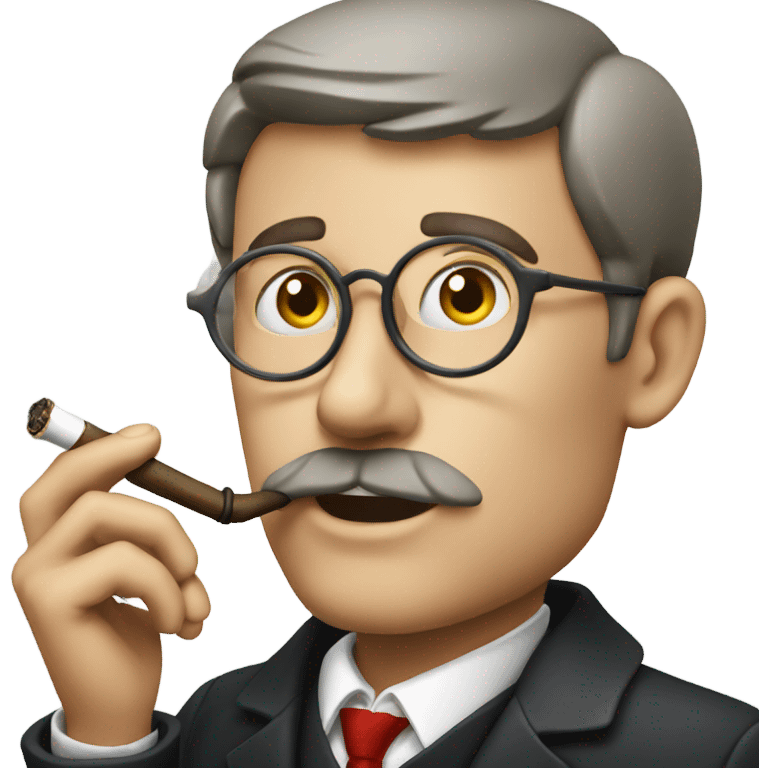 British person smoking a pipe emoji