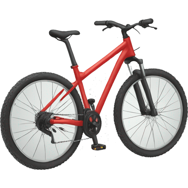 Red mountain bike emoji