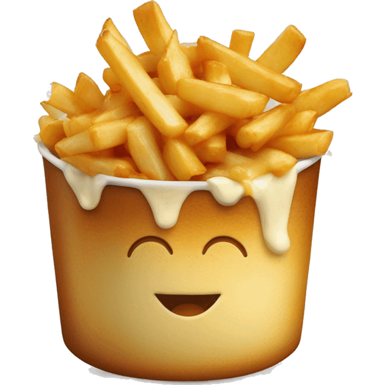 Poutine qui mange des poutines emoji