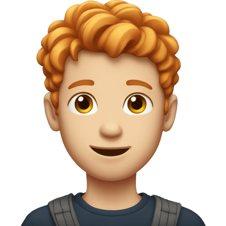 Boy Ginger emoji