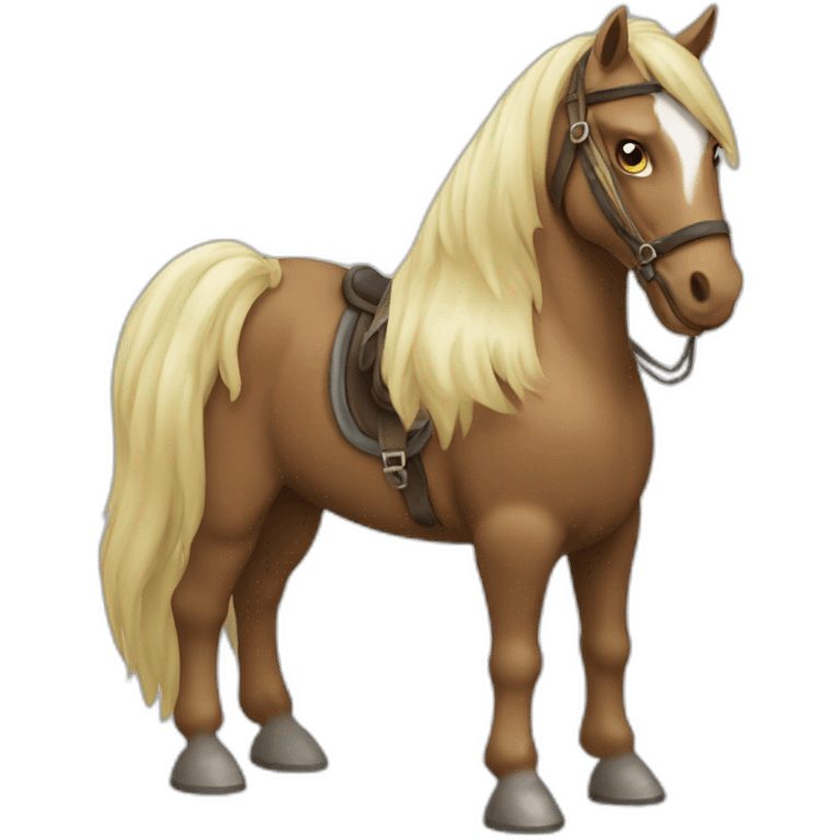 Cheval monter emoji