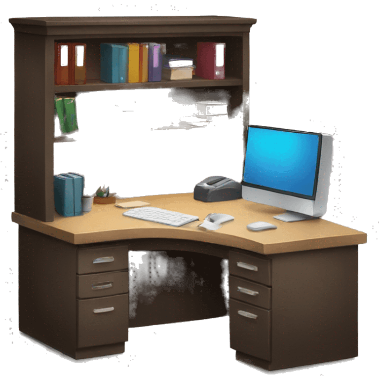 Office desk emoji