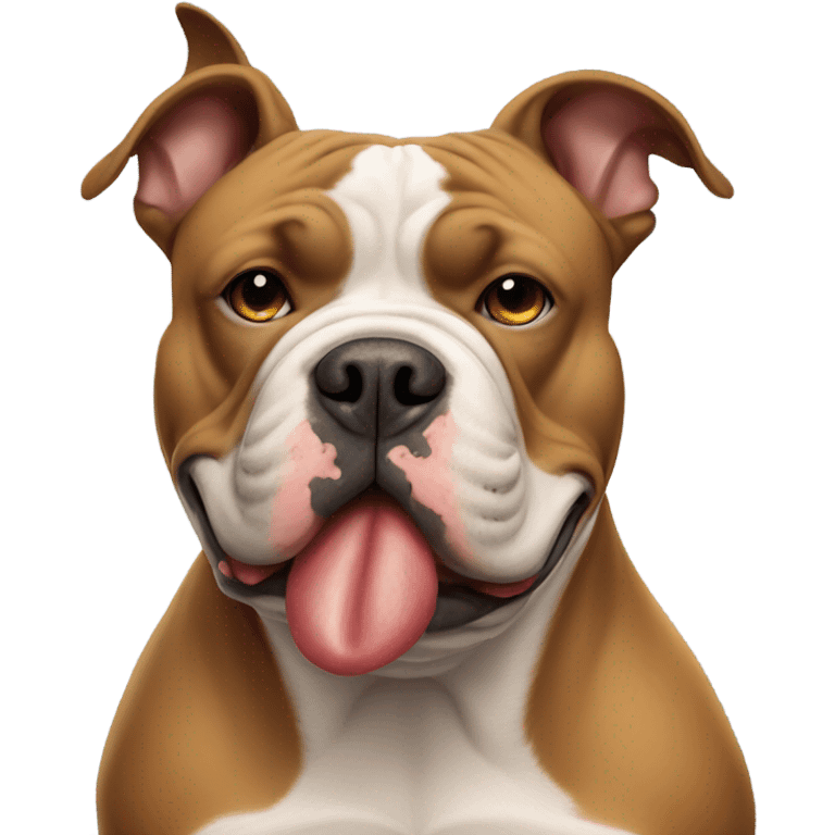 American bully smoking a cigar emoji