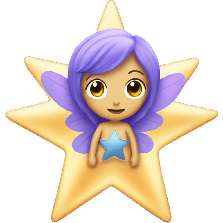 Star shape fairy emoji