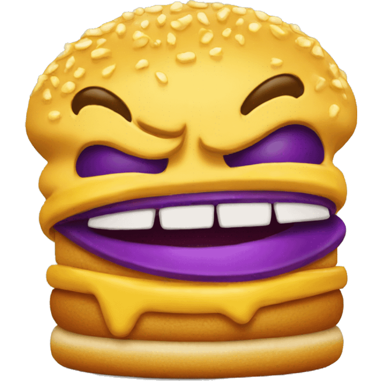 Grimace from McDonalds emoji