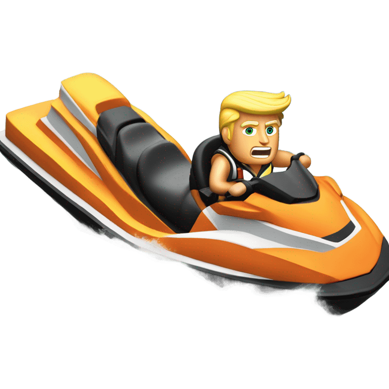 Donal trump jet skiing emoji