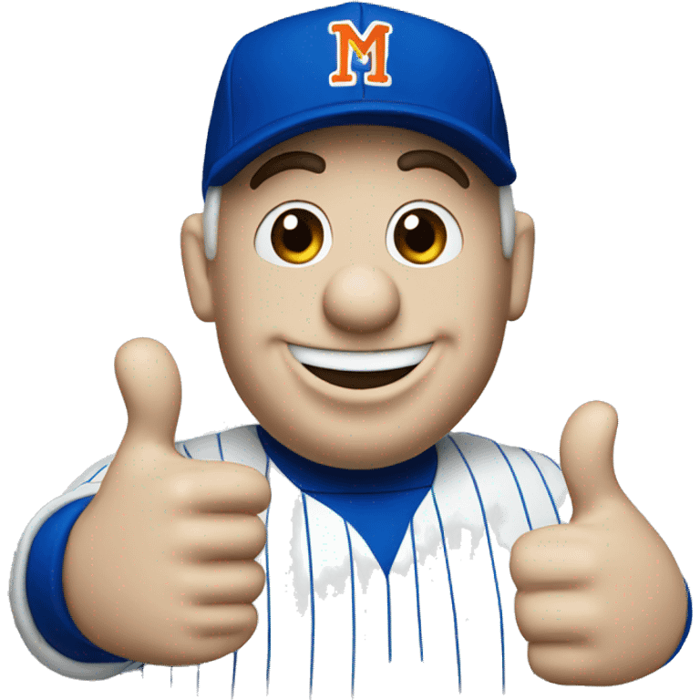 Mr.Met thumbs up emoji