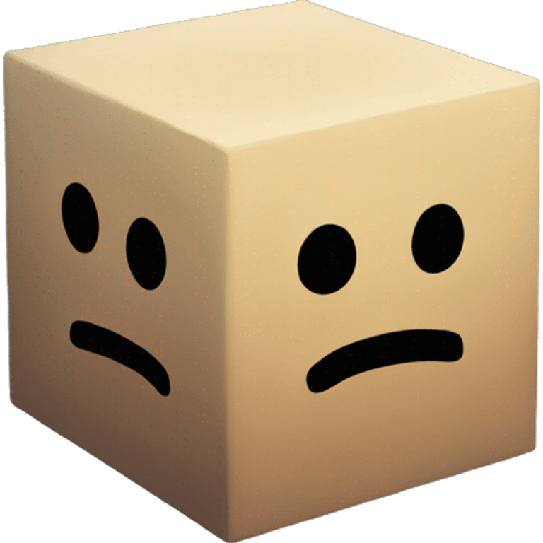 sad roblox cube emoji