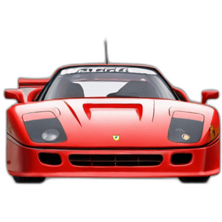 Ferrari f40 gt2 race car emoji