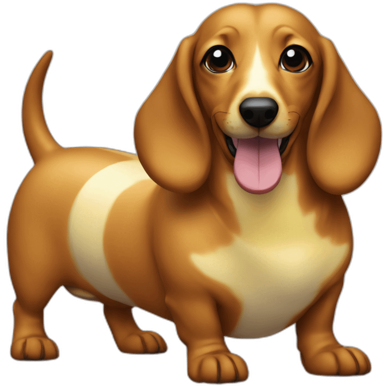 Banana skin sausage dog emoji