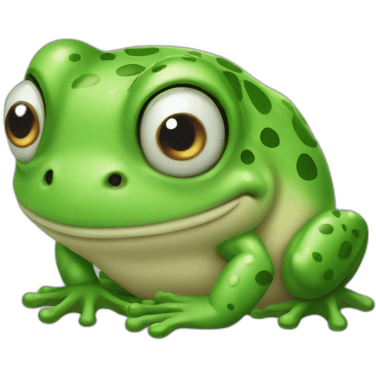 cute frog emoji