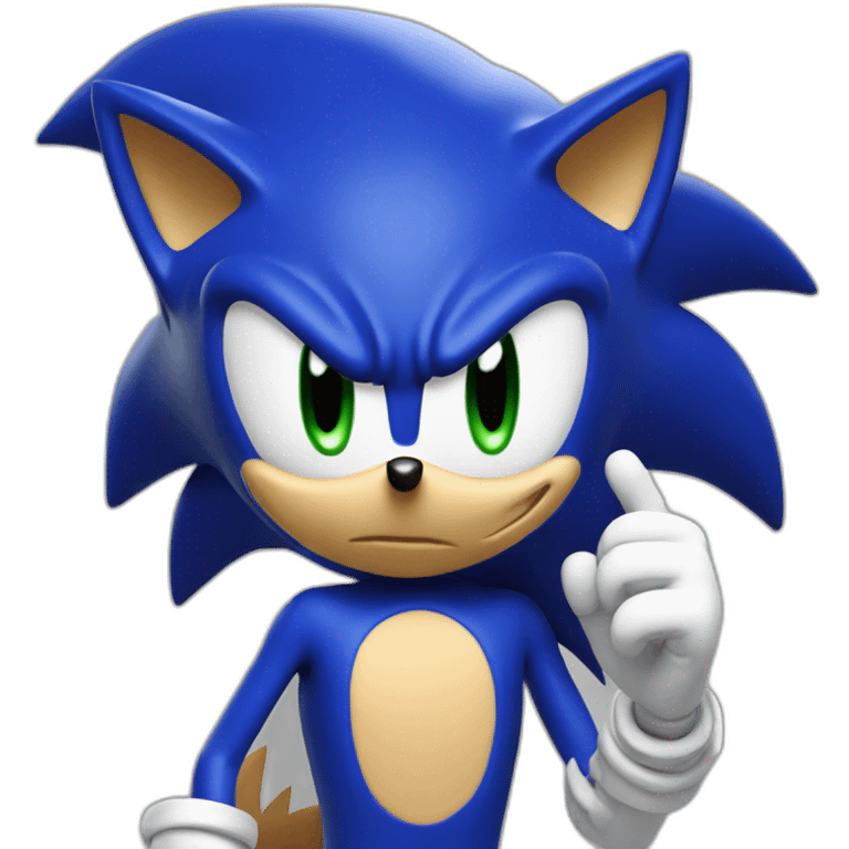 Sonic el erizo emoji