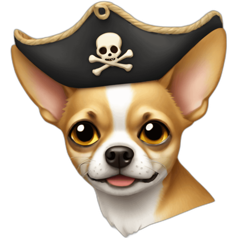 pirate chihuahua emoji