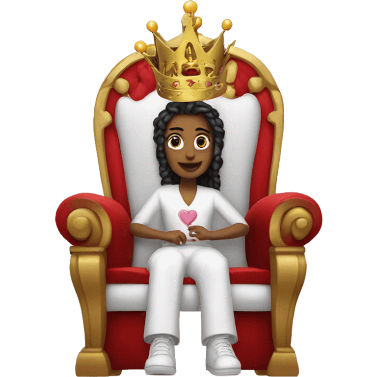 I love you Queen as set on your throne  emoji