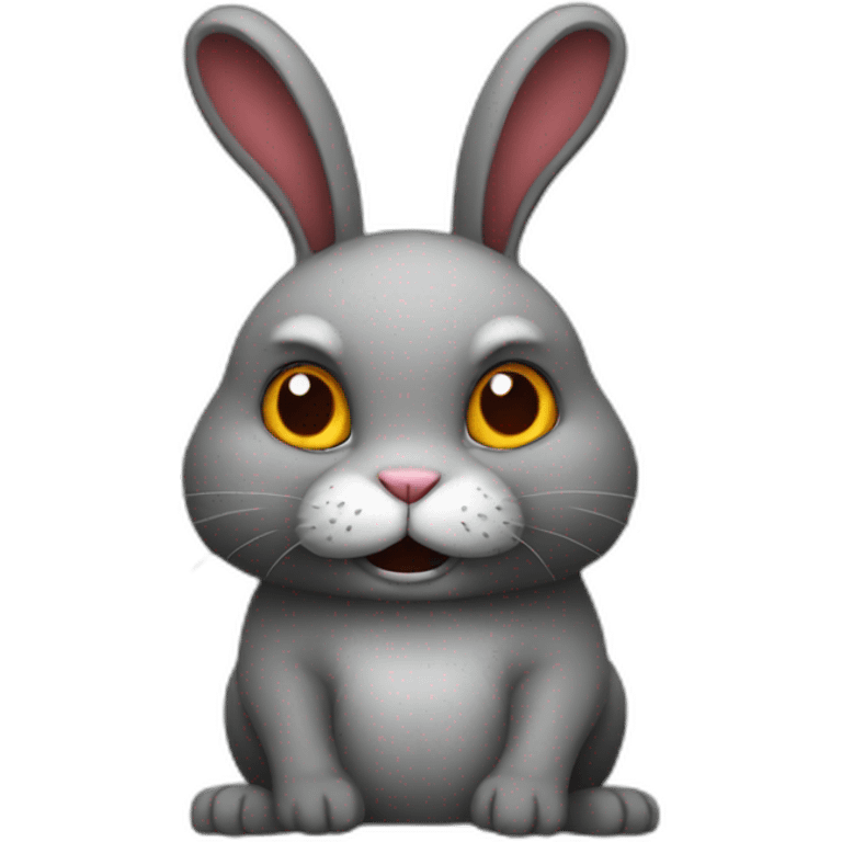 rabbit evil emoji