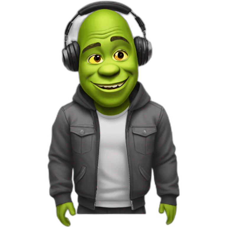 Dj shrek emoji