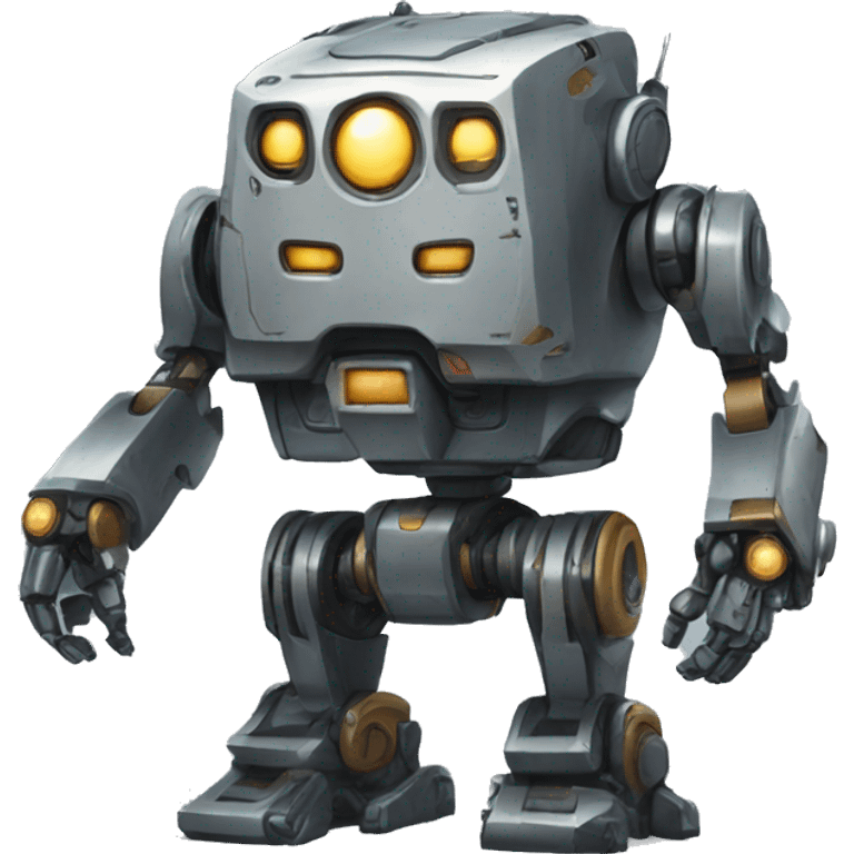 a mecha robot emoji