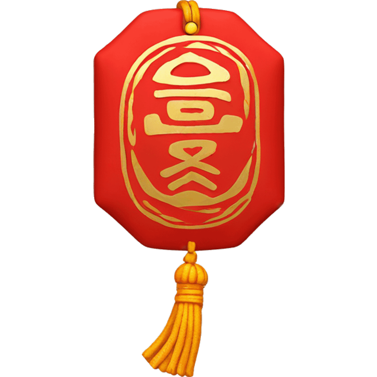 Omamori red emoji