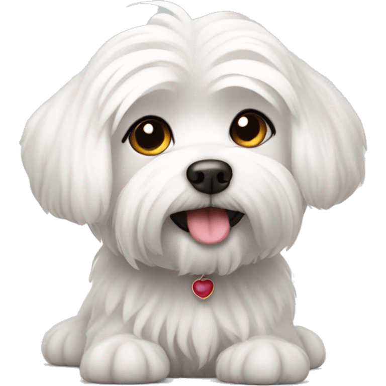 Cute maltese emoji