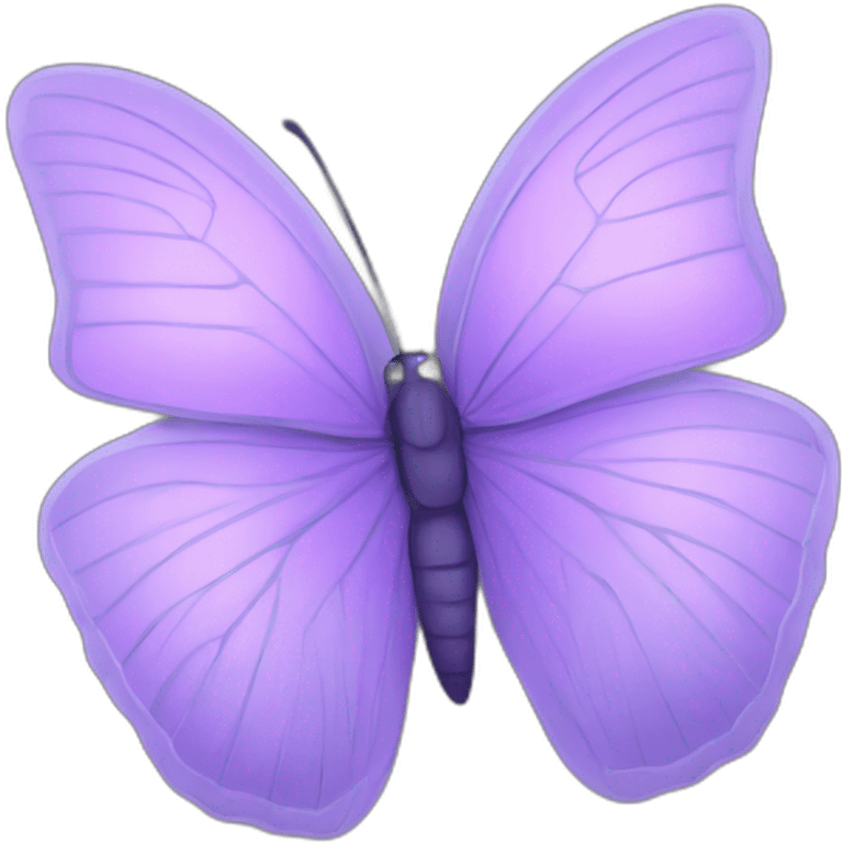 Lilac butterfly emoji