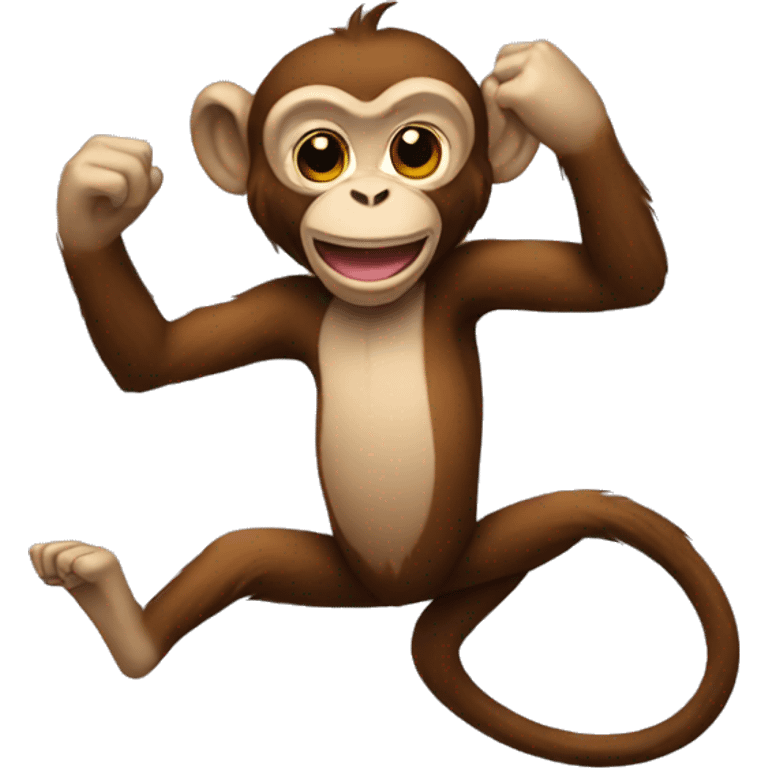 Dancing monkey emoji