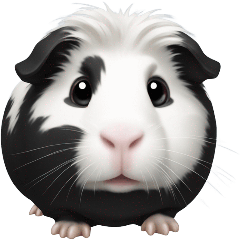 Black and White guinea pig emoji