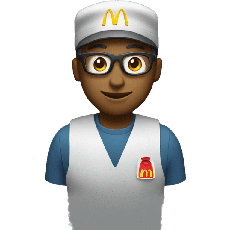 mcdonalds worker emoji