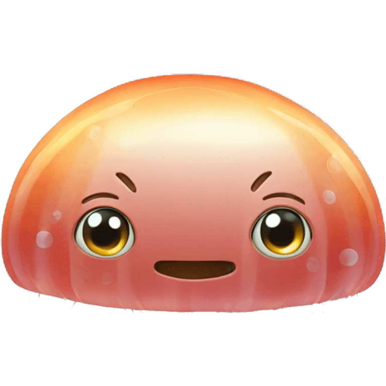 Jellyfish with fish emoji