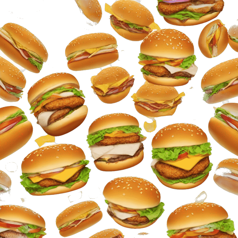 Burger King original chicken sandwich  emoji