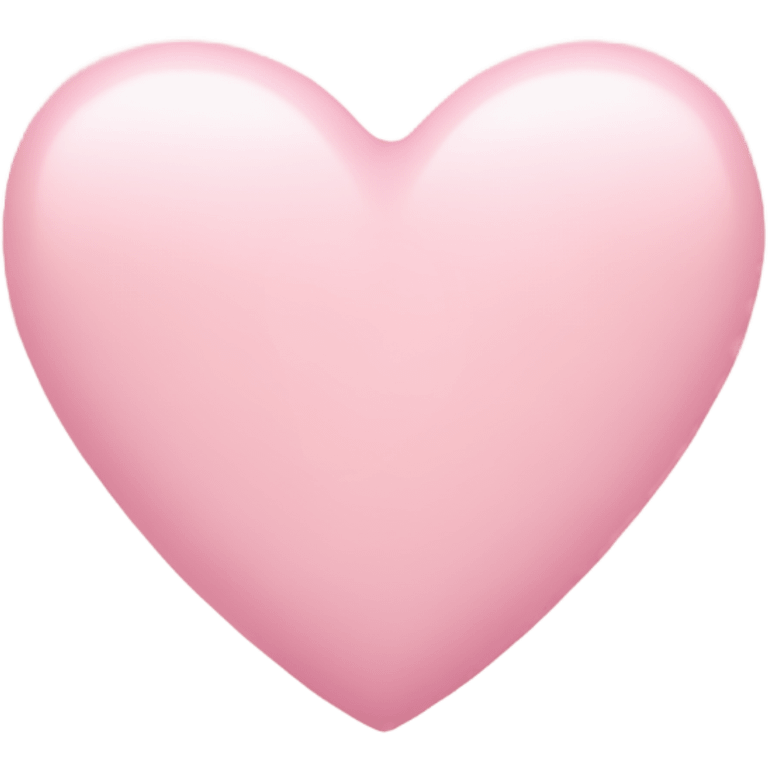 pastel pink heart emoji