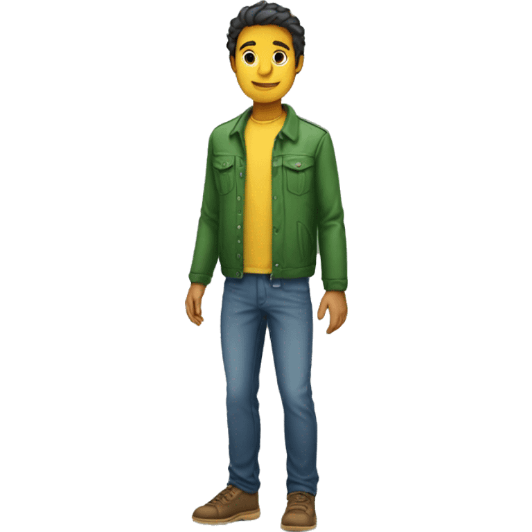 brasilian person standing emoji