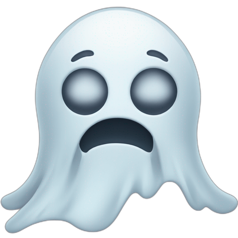 A ghost with a moustach emoji