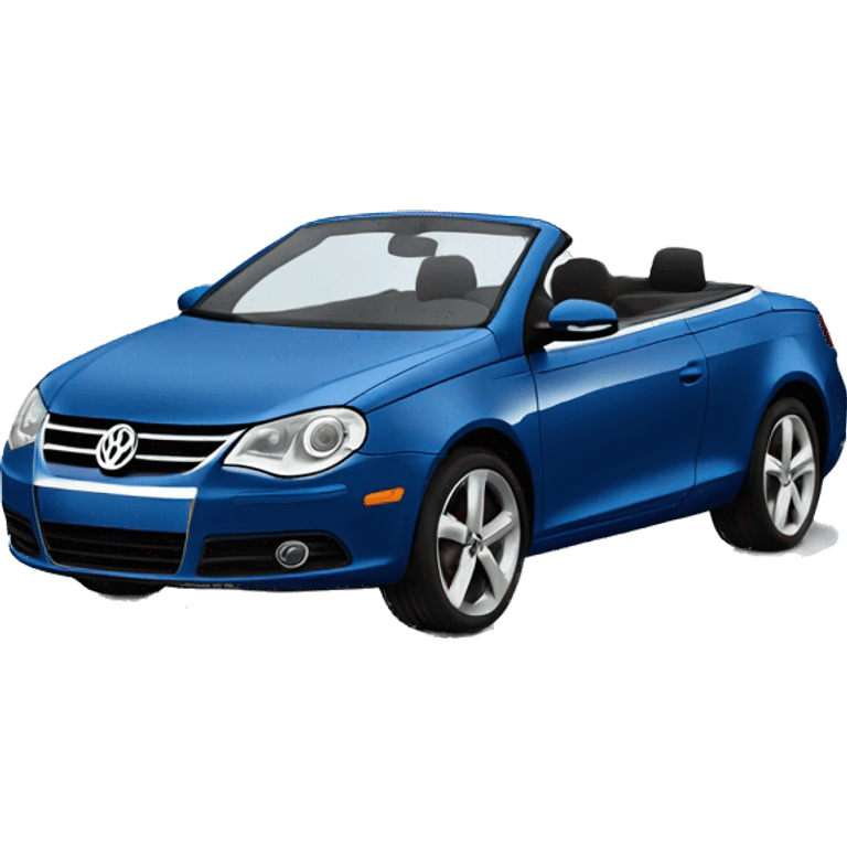 2008 blue volkswagen eos  emoji