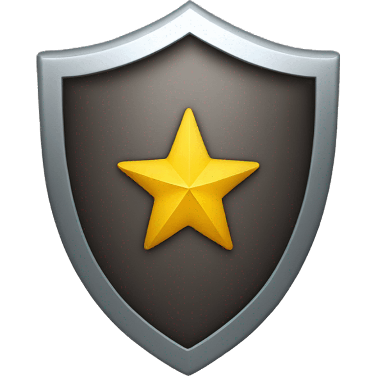 Shield with star emoji