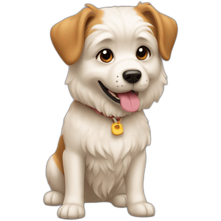 Amster sur chien emoji