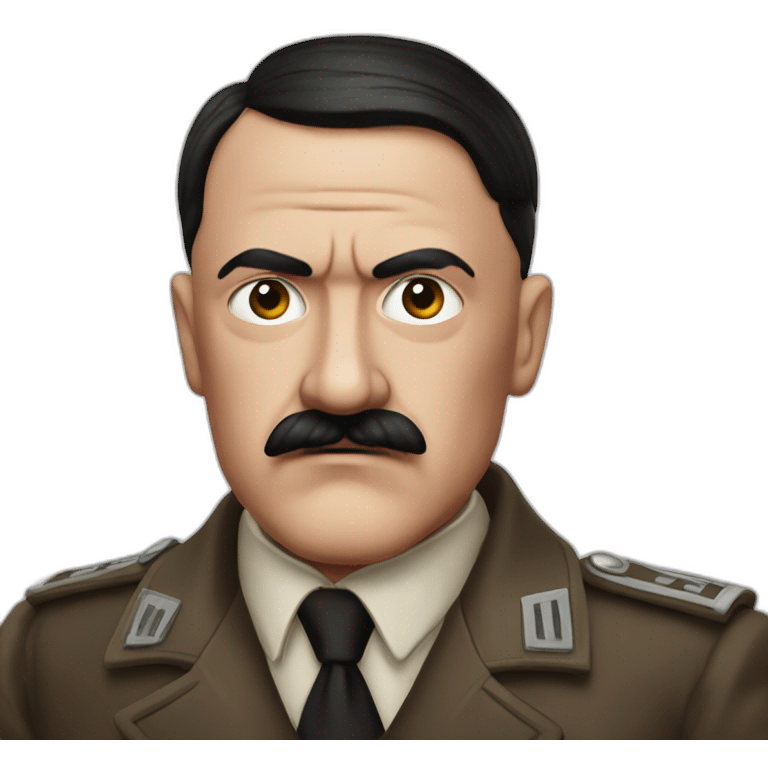 Hitler rouge emoji