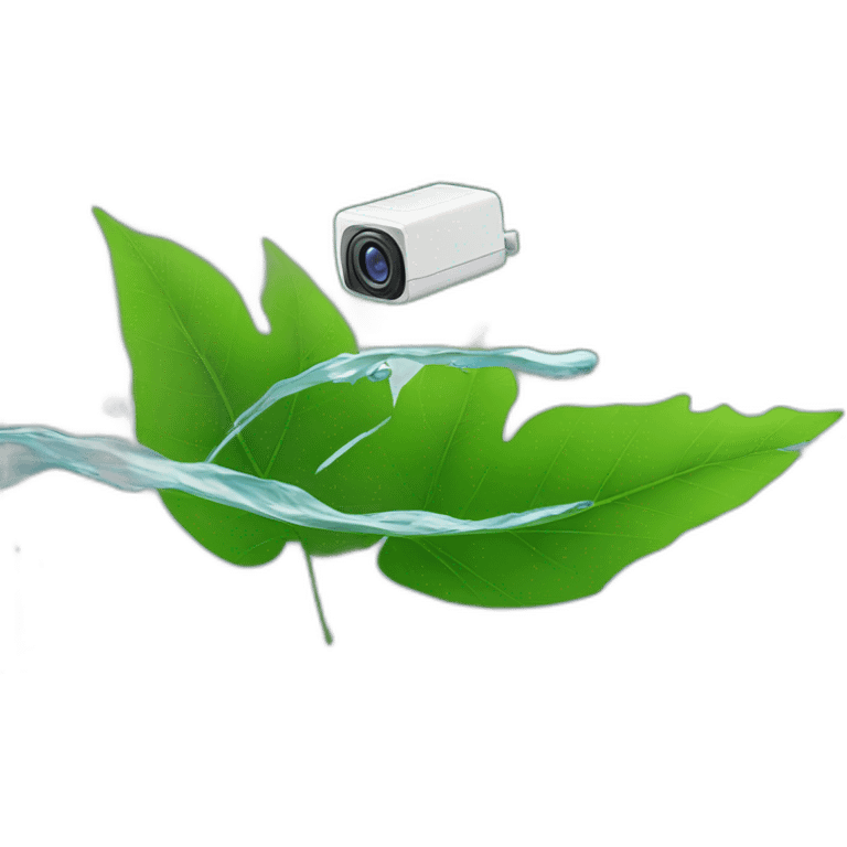 security-ptz-camera-and-leaf-floating-on-water-block emoji