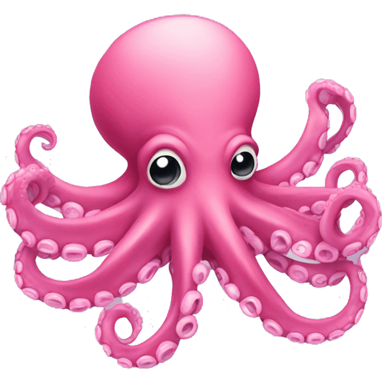 Pink octopus emoji