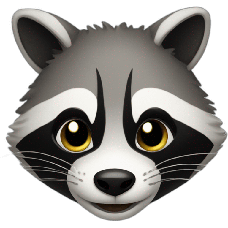 smile game raccoon emoji