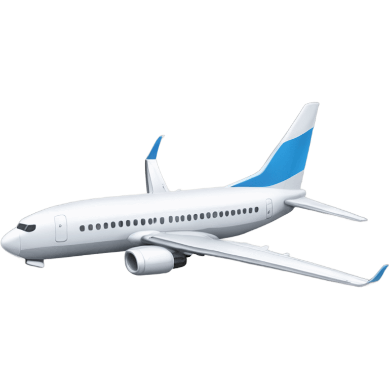 Boeing 737 flying  emoji