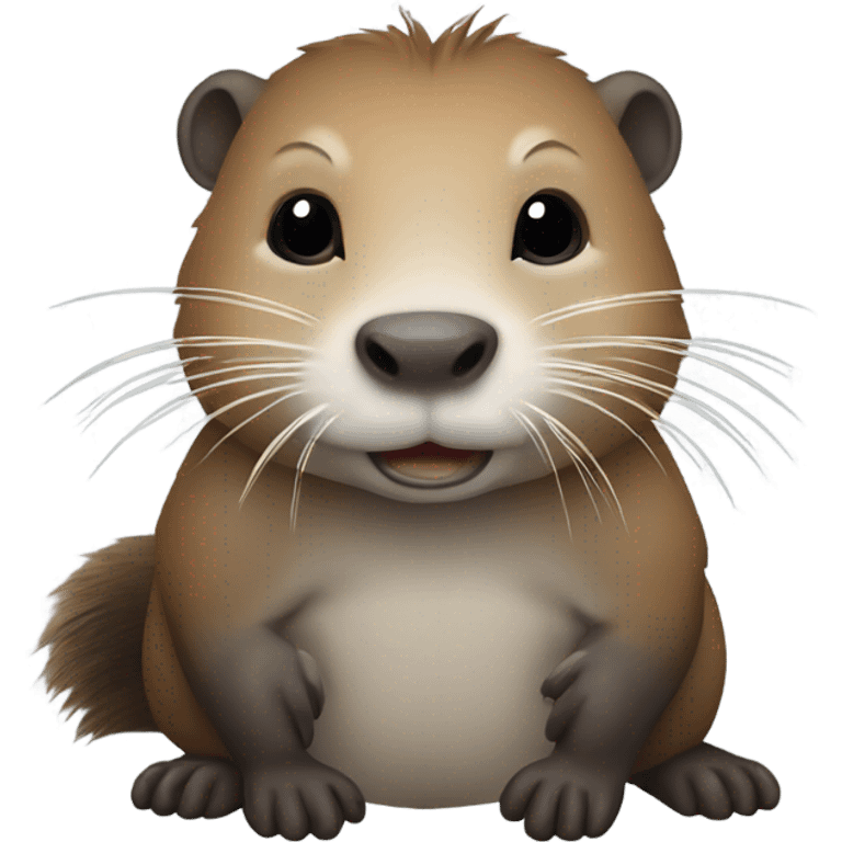 Nutria bebé  emoji